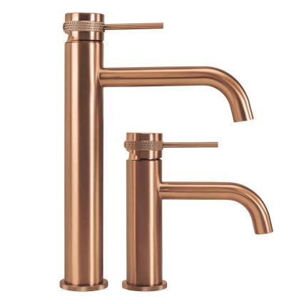 REA-B8988 - Tvättställsblandare LUNGO 28 cm i borstad koppar