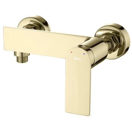 REA-B9984 - STORM duschset med blandare i guld