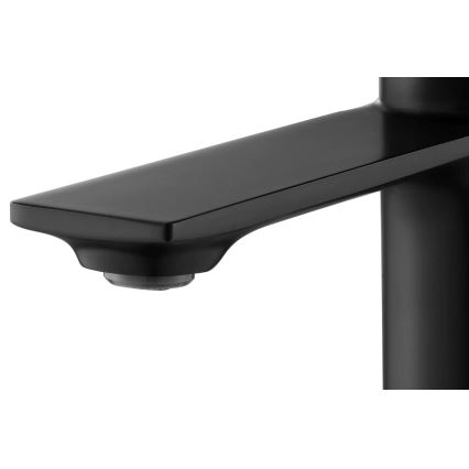 REA-B9986 - Tvättställsblandare STORM 15 cm matt svart