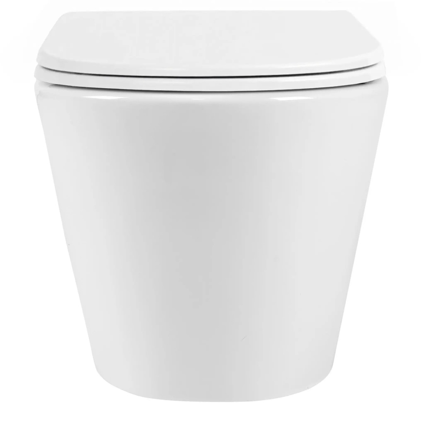 REA-C6800 - Vägghängd WC med sits TITO TORNADO RIMLESS keramik/vit