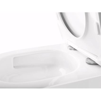 REA-C6800 - Vägghängd WC med sits TITO TORNADO RIMLESS keramik/vit