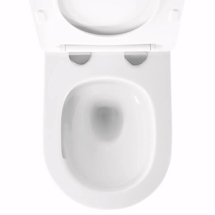 REA-C6800 - Vägghängd WC med sits TITO TORNADO RIMLESS keramik/vit