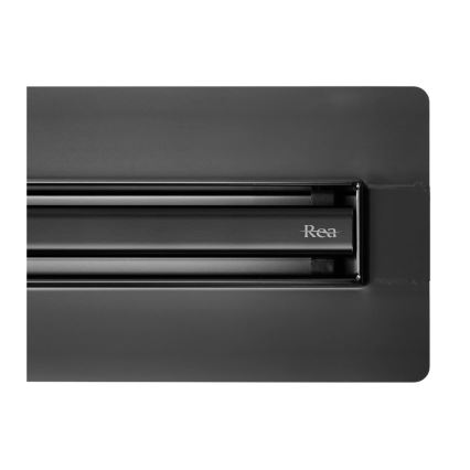 REA-G2710 - Linjär avloppsränna NEOX SLIM 80 cm, rostfritt stål/svart