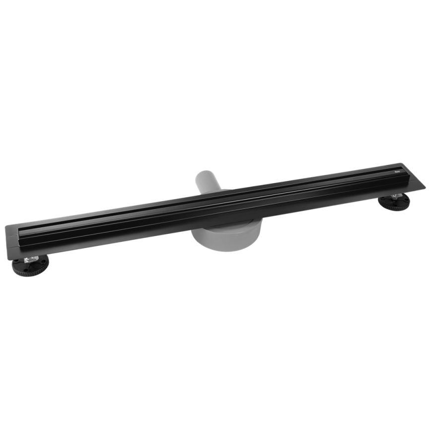 REA-G2710 - Linjär avloppsränna NEOX SLIM 80 cm, rostfritt stål/svart