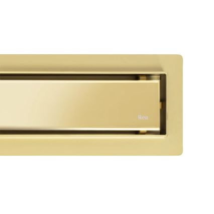 REA-G2743 - Avloppsränna NEOX PRO 60 cm guld