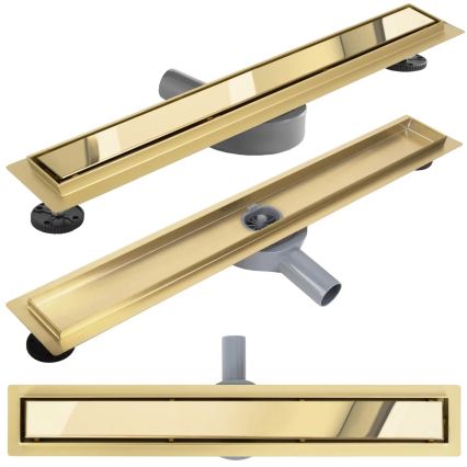 REA-G2743 - Avloppsränna NEOX PRO 60 cm guld