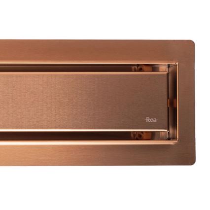 REA-G4800 - Avloppsränna NEOX PRO 60 cm borstad koppar