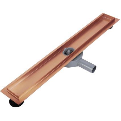 REA-G4801 - Linjär avloppsränna NEOX PRO 70 cm, borstad koppar