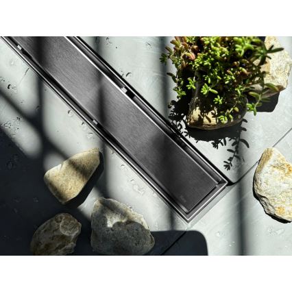 REA-G5806 - NEOX PRO avloppsränna 50 cm, nickel