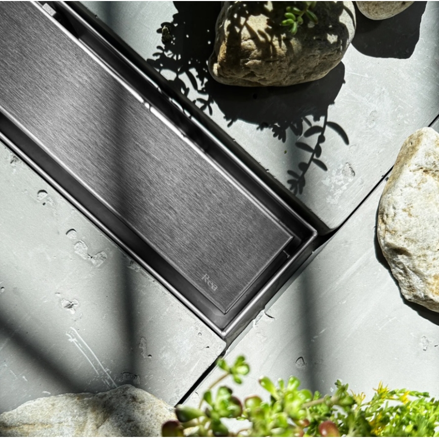 REA-G5807 - Avloppsränna NEOX PRO 60 cm i rostfritt stål