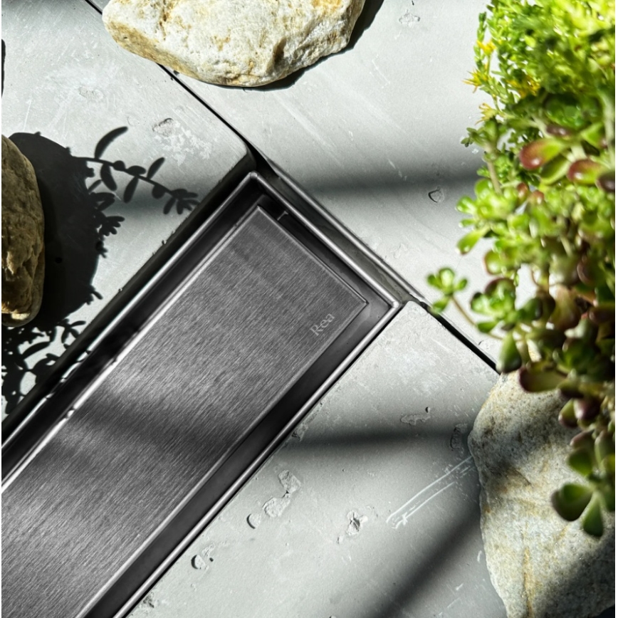 REA-G5808 - Avloppsränna NEOX PRO 70 cm i rostfritt stål