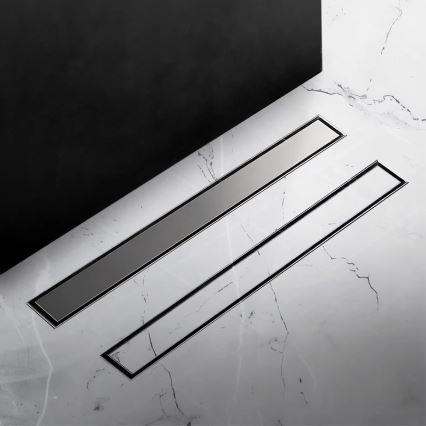 REA-G5810 - Avloppsränna NEOX PRO 90 cm nickel