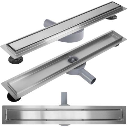 REA-G5810 - Avloppsränna NEOX PRO 90 cm nickel