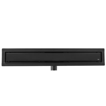 REA-G6602 - Linjär avloppsränna PURE NEOX 70 cm, matt svart