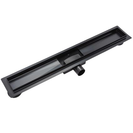 REA-G6605 - PURE NEOX avloppsränna 100 cm matt svart