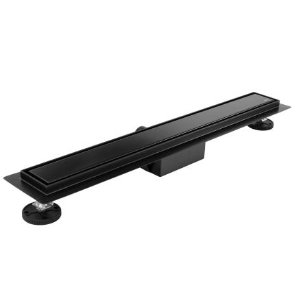 REA-G6605 - PURE NEOX avloppsränna 100 cm matt svart