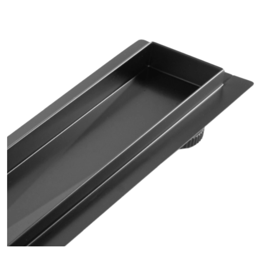 REA-G7803 - NEOX PRO avloppsränna 80 cm i rostfritt stål/svart
