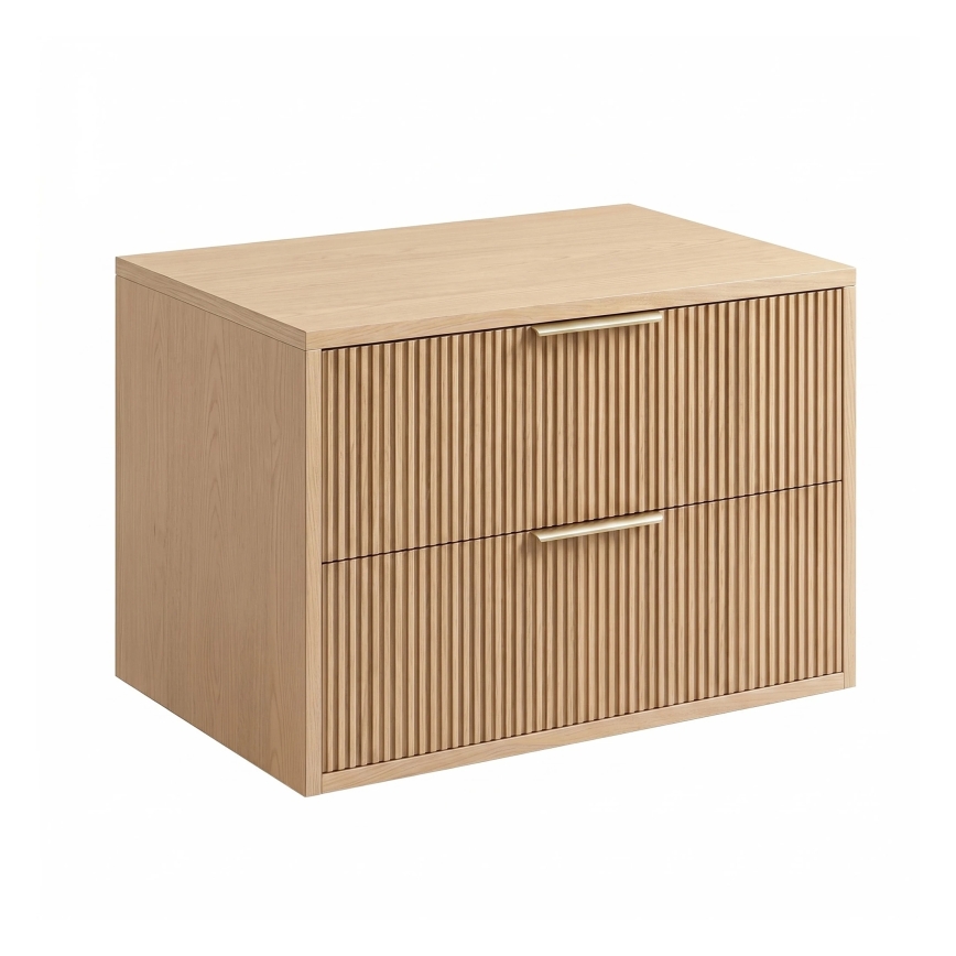 REA-M0408 - Vägghängt underskåp för handfat MONO 60x47 cm beige