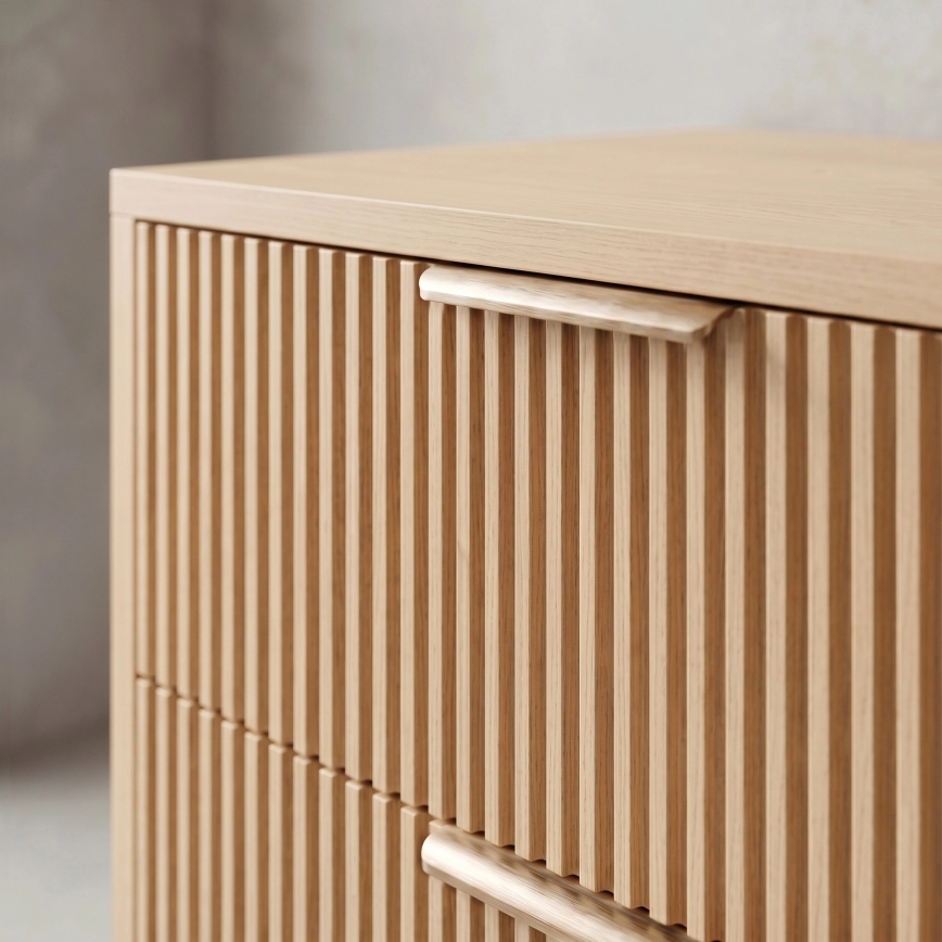 REA-M0408 - Vägghängt underskåp för handfat MONO 60x47 cm beige