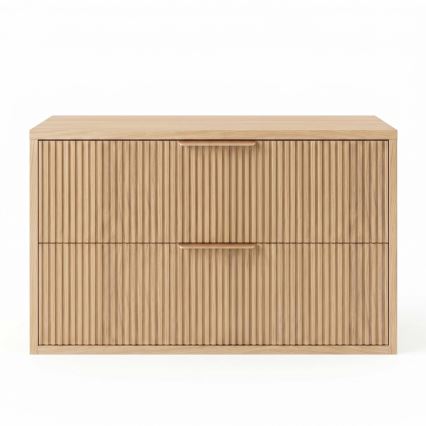 REA-M0409 - Vägghängt underskåp för handfat MONO 80x48,5 cm beige