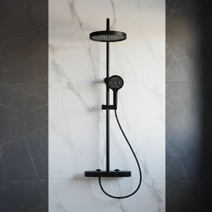 REA-P0360 - Duschset med blandare CREO matt svart