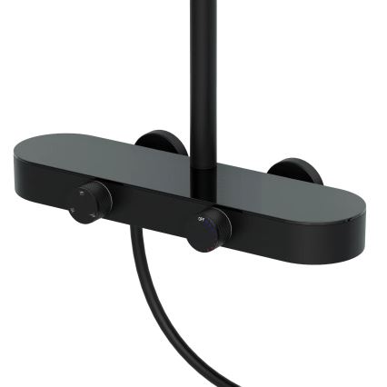 REA-P0360 - Duschset med blandare CREO matt svart