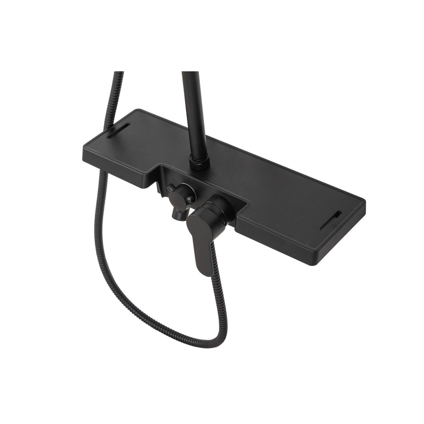 REA-P0636 - Duschset BRAVO matt svart