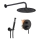 REA-P4100 - Duschset med infälld blandare LUNGO svart