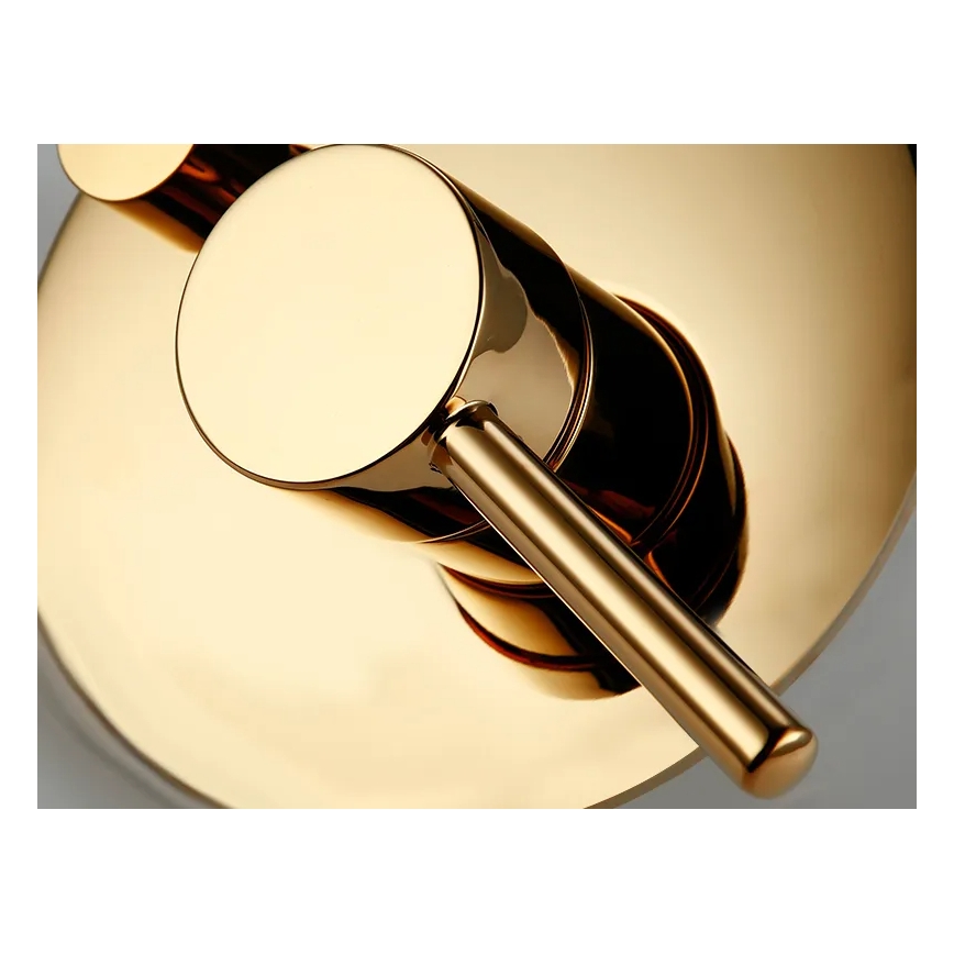 REA-P4110 - Duschset med infälld blandare LUNGO i guld