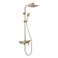 REA-P4121 - Duschset med blandare BRAVO, borstad guldfinish