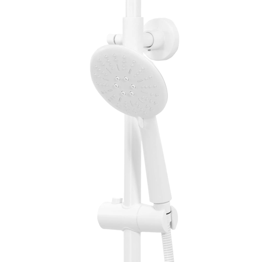 REA-P6608 - Duschset med termostatblandare LUNGO matt vit