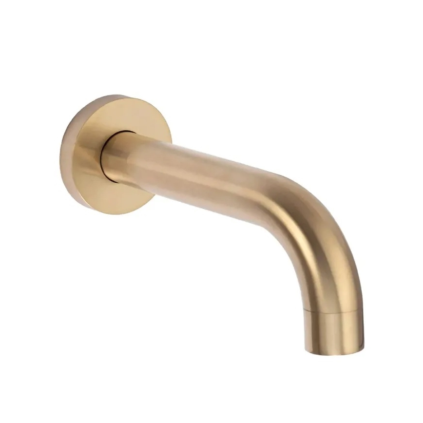 REA-P6609 - Duschset med infälld LUNGO-blandare, borstad guldfinish