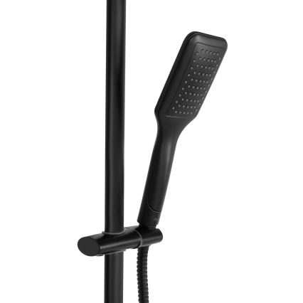 REA-P7101 - Duschset med termostatblandare TOM, matt svart