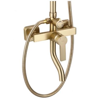 REA-P7841 - Duschset med blandare ARGUS i borstad guld