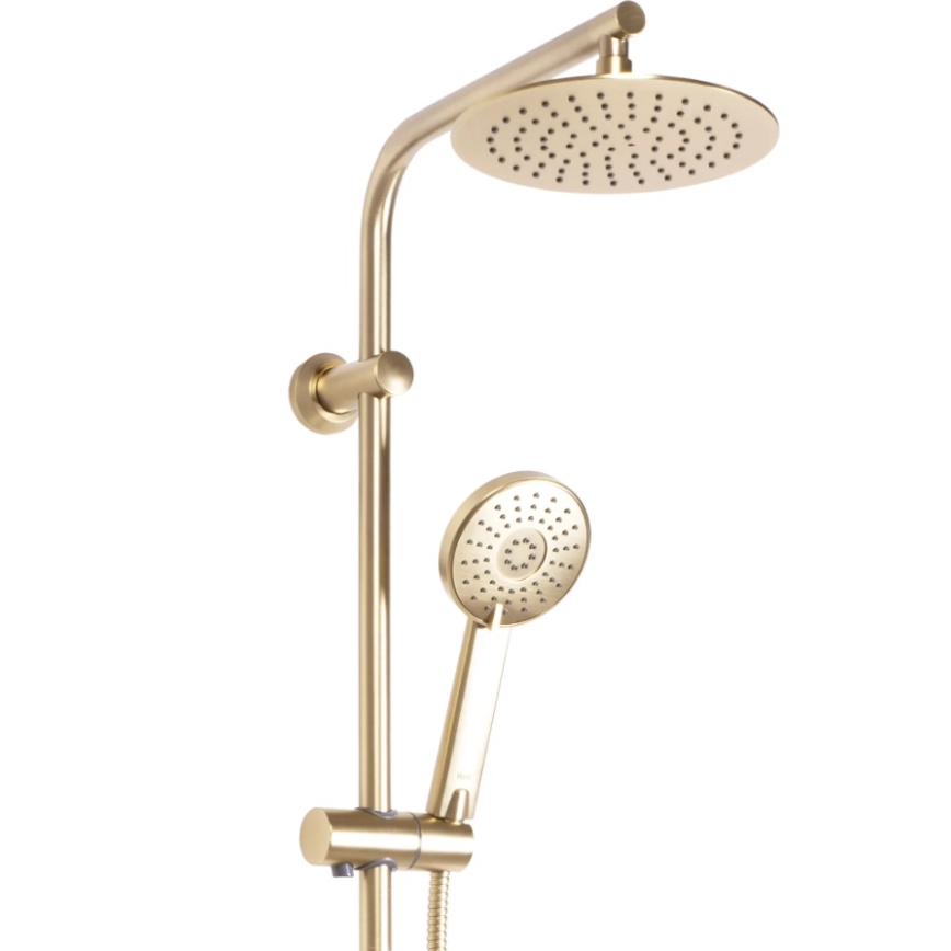 REA-P8413 - Duschset med termostatblandare BLISS i borstad guld