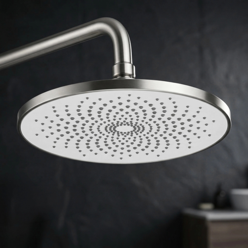 REA-P9498 - Duschset med RIVO-blandare i borstat stål