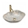 REA-U0620 - Tvättställ för bänkskiva PEARL 38x50,5 cm keramik/grå/beige/stenimitation