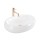 REA-U0656 - Handfat för bänkskiva MELANIA 40,5x60 cm keramik/blank vit