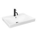 REA-U3326 - Infällt tvättställ MANDY 46x60 cm keramik/blank vit