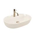 REA-U4589 - Handfat för bänkskiva AURA 41x61 cm keramik/blank krämfärgad