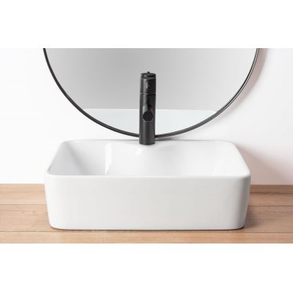 REA-U6524 - Tvättställ för bänkskiva KELLY 38x49 cm keramik/blank vit