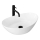 REA-U6801 - Tvättställ för bänkskiva KATE 33,5 x 55,5 cm keramik/blank vit