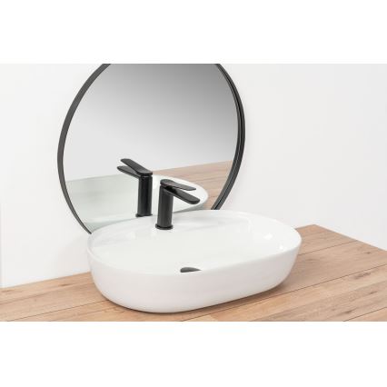 REA-U7900 - Tvättställ för bänkskiva AURA 40,5x60,5 cm keramik/högblank vit