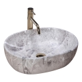 REA-U9888  - Handfat för bänkskiva LARA 35x48,5 cm keramik/stenimitation