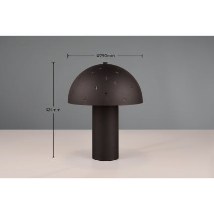 Reality - Bordslampa SETA 1xE14/28W/230V svart