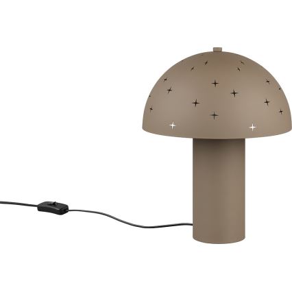 Reality - Bordslampa SETA 1xE14/28W/230V taupe