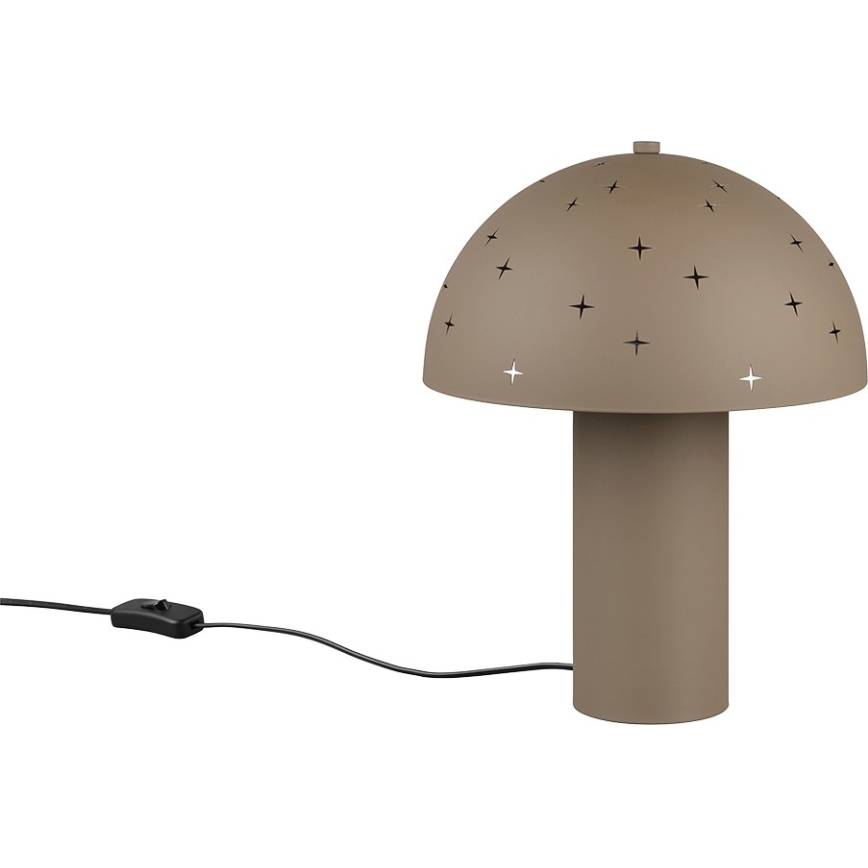 Reality - Bordslampa SETA 1xE14/28W/230V taupe