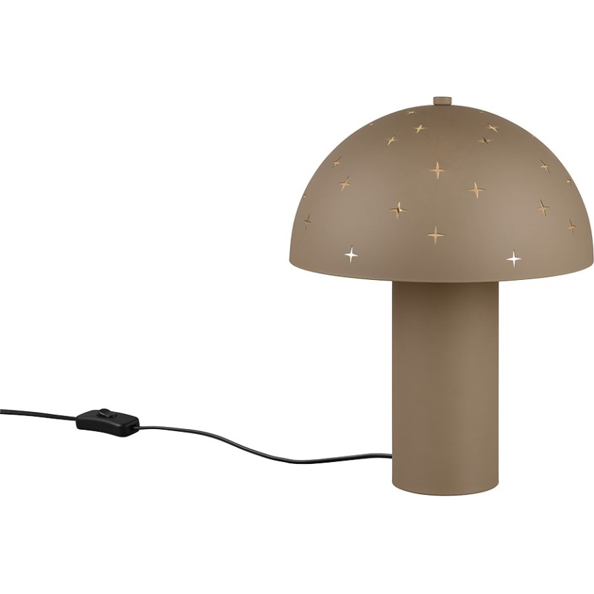 Reality - Bordslampa SETA 1xE14/28W/230V taupe