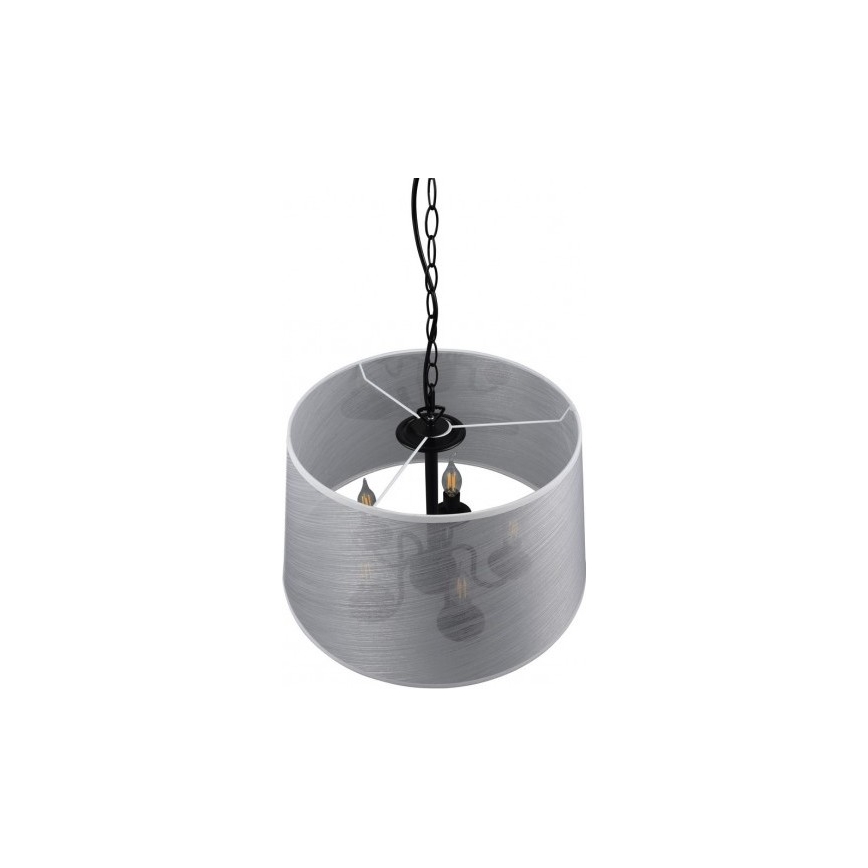 Reality - LED Kjedjelampe CIMA 5xE14/40W/230V grå