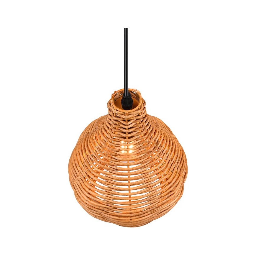 Reality - Pendellampa med kabel SPROUT 1xE14/40W/230V brun/rotting